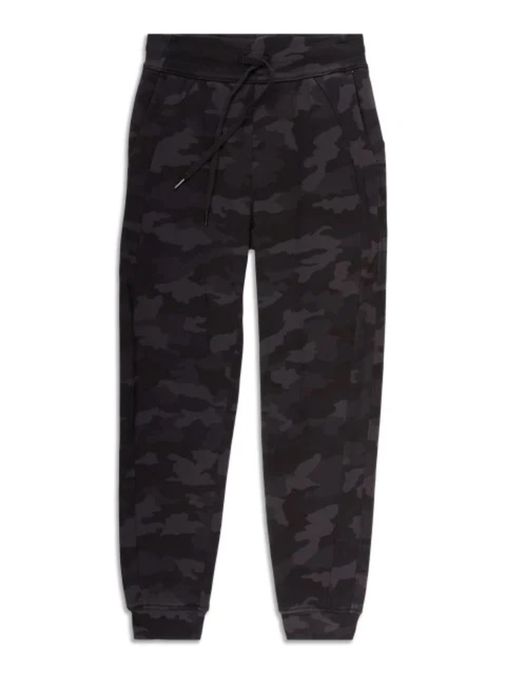 Lululemon Black Camo Scuba Sweatpants Athletic Joggers Size 6